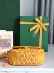 Kitlife Goyard Goyardine Grand Bleu Bag Yellow 16x14x6cm - 6