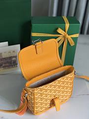 Kitlife Goyard Goyardine Grand Bleu Bag Yellow 16x14x6cm - 5