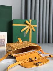 Kitlife Goyard Goyardine Grand Bleu Bag Yellow 16x14x6cm - 2