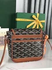 Kitlife Goyard Goyardine Grand Bleu Bag Brown & Black 16x14x6cm  - 6