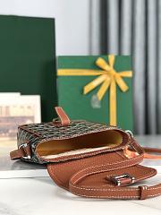 Kitlife Goyard Goyardine Grand Bleu Bag Brown & Black 16x14x6cm  - 3