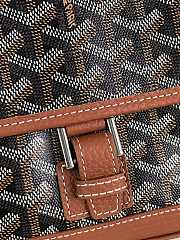 Kitlife Goyard Goyardine Grand Bleu Bag Brown & Black 16x14x6cm  - 2