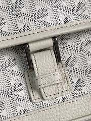 Kitlife Goyard Goyardine Grand Bleu Bag White 16x14x6cm  - 6