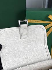 Kitlife Goyard Goyardine Grand Bleu Bag White 16x14x6cm  - 4