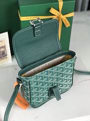 Kitlife Goyard Goyardine Grand Bleu Bag Green 16x14x6cm  - 6