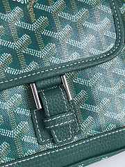 Kitlife Goyard Goyardine Grand Bleu Bag Green 16x14x6cm  - 4