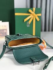 Kitlife Goyard Goyardine Grand Bleu Bag Green 16x14x6cm  - 3