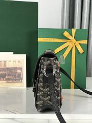 Kitlife Goyard Goyardine Grand Bleu Bag Black 16x14x6cm  - 4