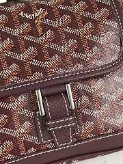 Kitlife Goyard Goyardine Grand Bleu Bag Burgundy 16x14x6cm  - 6