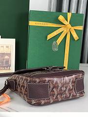 Kitlife Goyard Goyardine Grand Bleu Bag Burgundy 16x14x6cm  - 3