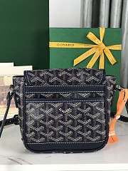Kitlife Goyard Goyardine Grand Bleu Bag Dark Blue 16x14x6cm  - 5