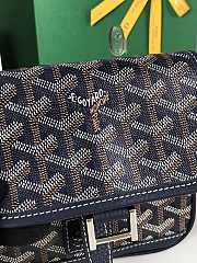 Kitlife Goyard Goyardine Grand Bleu Bag Dark Blue 16x14x6cm  - 6