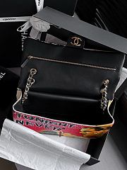 Kitlife Chanel Maxi Flap Bag Sequins & Gold-Tone Metal Red & Multicolor AS6281 19.5x32x10cm - 4