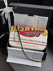 Kitlife Chanel Maxi Flap Bag Sequins & Gold-Tone Metal Red & Multicolor AS6281 19.5x32x10cm - 2