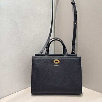 Kitlife Burberrry Small Cotswolds Tote Bag In Black 24.5x13x19.5cm