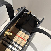 Kitlife Burberrry Small Cotswolds Tote Bag In Black 24.5x13x19.5cm - 4