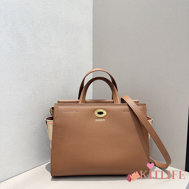 Kitlife Burberrry Small Cotswolds Tote Bag In Brown 24.5x13x19.5cm  - 1