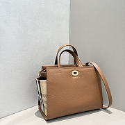 Kitlife Burberrry Small Cotswolds Tote Bag In Brown 24.5x13x19.5cm  - 6