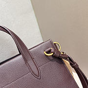 Kitlife Burberrry Small Cotswolds Tote Bag In Dark Brown 24.5x13x19.5cm - 4