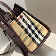 Kitlife Burberrry Small Cotswolds Tote Bag In Dark Brown 24.5x13x19.5cm - 2