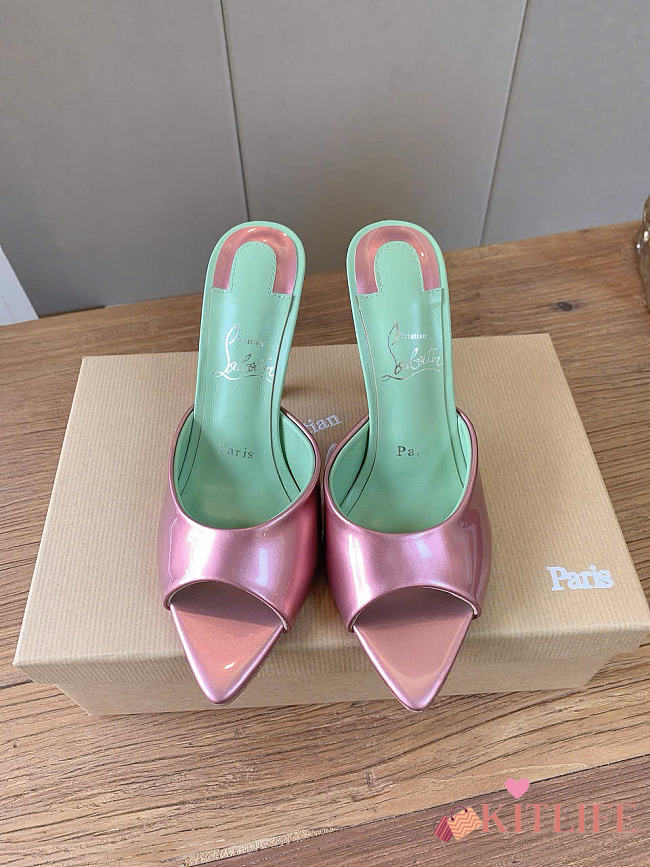 Kitlife Christian Louboutin Miss Z Mules In Multicolor - 1