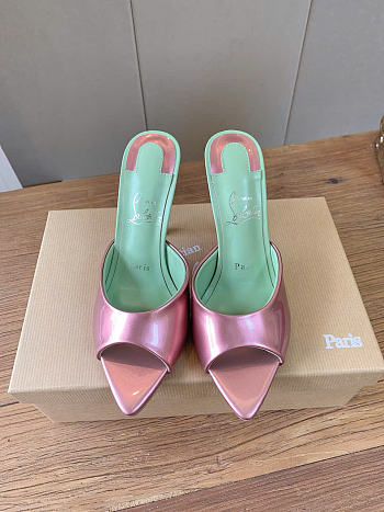 Kitlife Christian Louboutin Miss Z Mules In Multicolor