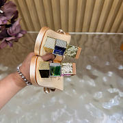 Kitlife Louis Vuitton Cube Mules Beige Satin Heel 6.5cm - 4