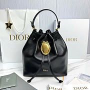 Kitlife Dior Cruise Bucket Bag Black 24x27x12.5cm - 1