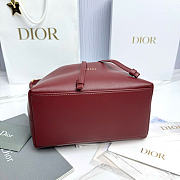 Kitlife Dior Cruise Bucket Bag Burgundy 24x27x12.5cm - 6