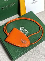 Kitlife Goyard Calfskin Bag Clip Bordeaux Orange - 2