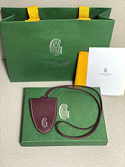 Kitlife Goyard Calfskin Bag Clip Bordeaux Burgundy - 1