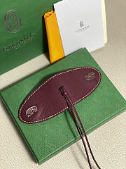 Kitlife Goyard Calfskin Bag Clip Bordeaux Burgundy - 5