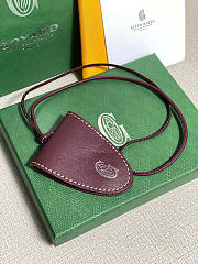 Kitlife Goyard Calfskin Bag Clip Bordeaux Burgundy - 4