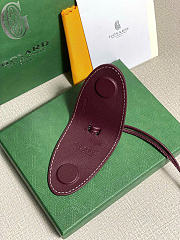 Kitlife Goyard Calfskin Bag Clip Bordeaux Burgundy - 2