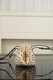 Kitlife Chanel Pony Hair Cheetah Print Pretty CC Clutch With Strap Light Beige Black 29.5x13x20cm - 4