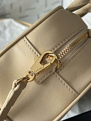 Kitlife Chanel 26B Mini Bowling Boston Bag Beige AS5528 20x13x9cm - 3