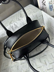 Kitlife Chanel 26B Mini Bowling Boston Bag Black AS5528 20x13x9cm - 6