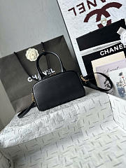 Kitlife Chanel 26B Mini Bowling Boston Bag Black AS5528 20x13x9cm - 4