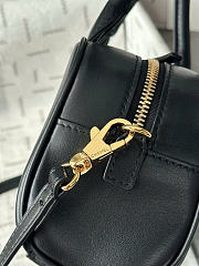 Kitlife Chanel 26B Mini Bowling Boston Bag Black AS5528 20x13x9cm - 3
