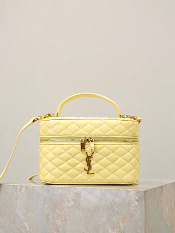 Kitlife Saint Laurent Mini Gaby Bag Light Yellow 766731 18×11×6.5cm 