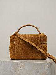 Kitlife Saint Laurent Mini Gaby Bag Brown Suede 766731 18×11×6.5cm  - 5