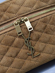 Kitlife Saint Laurent Mini Gaby Bag Brown Suede 766731 18×11×6.5cm  - 2