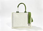 Kitlife Dior Medium Book Tote with Strap Beige Multicolor Book Cover Embroidery 36x27.5x16.5cm - 5