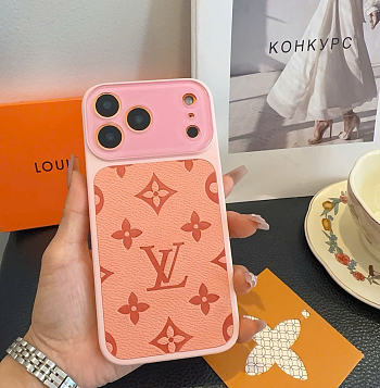 Kitlife Louis Vuitton Camera-Style Phone Case Pink & Orange