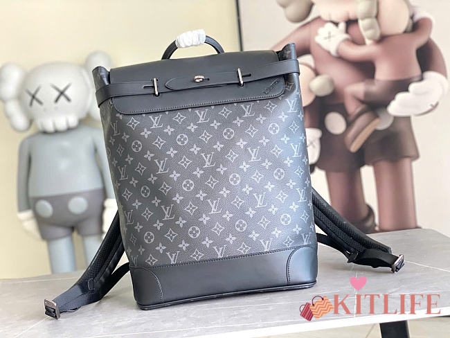 Kitlife Louis Vuitton Steamer Bag Black 32x45x16 cm - 1
