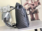 Kitlife Louis Vuitton Montsouris Black Taurillon Monogram Leather M23127 32x40x19cm - 6