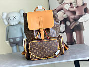 Kitlife Louis Vuitton Bosphore Hiking Backpack Brown M44658 45x33x22cm - 1