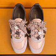 Kitlife Louis Vuitton Sneakerina Ballet Sneakers Pink & Brown - 1