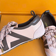 Kitlife Louis Vuitton Sneakerina Ballet Sneakers Pink & Brown - 3