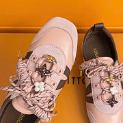 Kitlife Louis Vuitton Sneakerina Ballet Sneakers Pink & Brown - 2